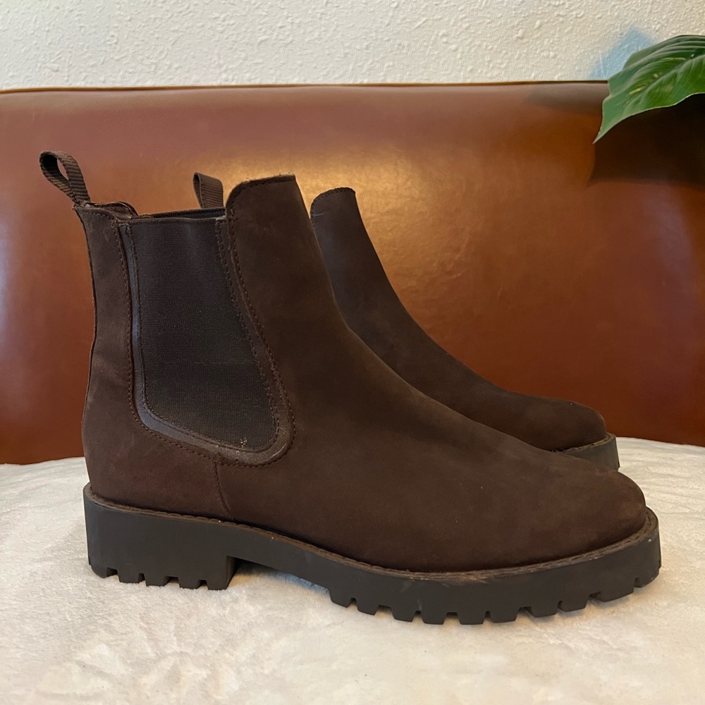 Thursday Boot Company Safari Legend Suede Leather Rugged
Chelsea Ankle Boots 8.5